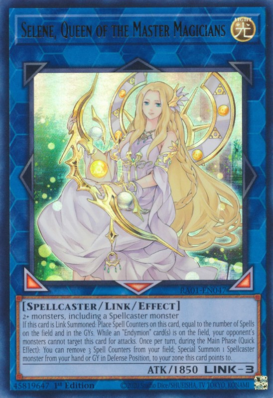 Selene, Queen of the Master Magicians — 25th Anniversary Rarity Collection (RA01-047) Yu-Gi-Oh! card