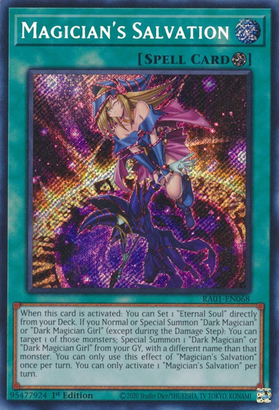 Magician's Salvation — 25th Anniversary Rarity Collection (RA01-068) Yu-Gi-Oh! card Hauptbild