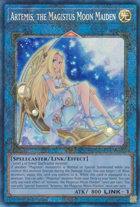 Artemis, the Magistus Moon Maiden — 25th Anniversary Rarity Collection (RA01-049) Yu-Gi-Oh! card