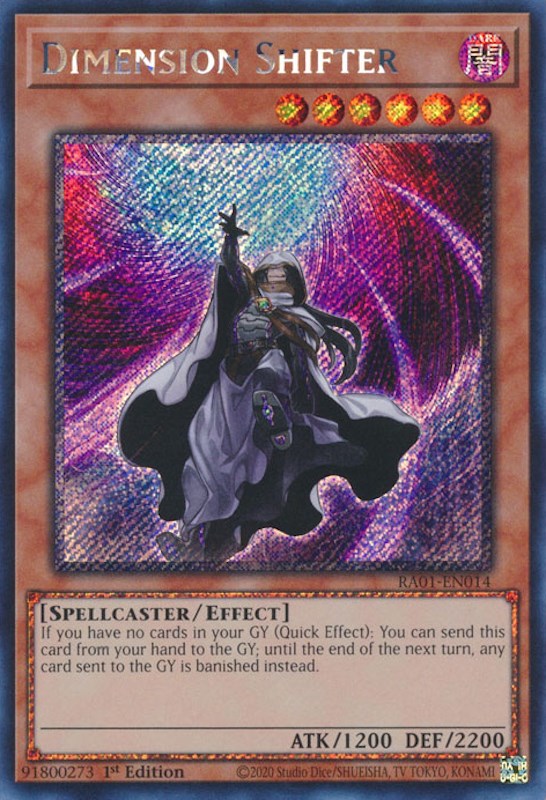 Dimension Shifter — 25th Anniversary Rarity Collection (RA01-014) Yu-Gi-Oh! card Hoofdafbeelding