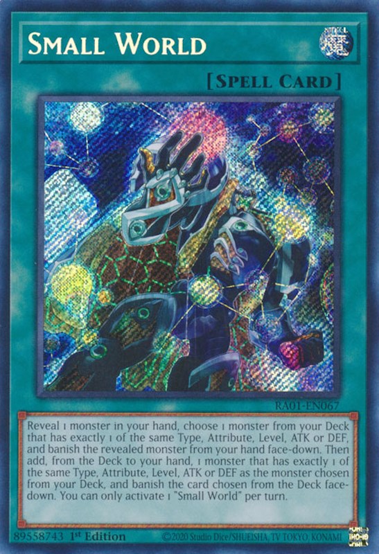 Small World — 25th Anniversary Rarity Collection (RA01-067) Yu-Gi-Oh! card Hoofdafbeelding