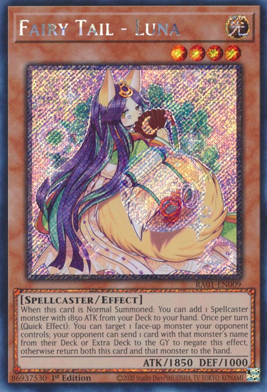 Fairy Tail - Luna — 25th Anniversary Rarity Collection (RA01-009) Yu-Gi-Oh! card