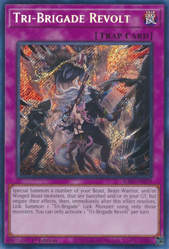 Tri-Brigade Revolt — 25th Anniversary Rarity Collection (RA01-079) Yu-Gi-Oh! card