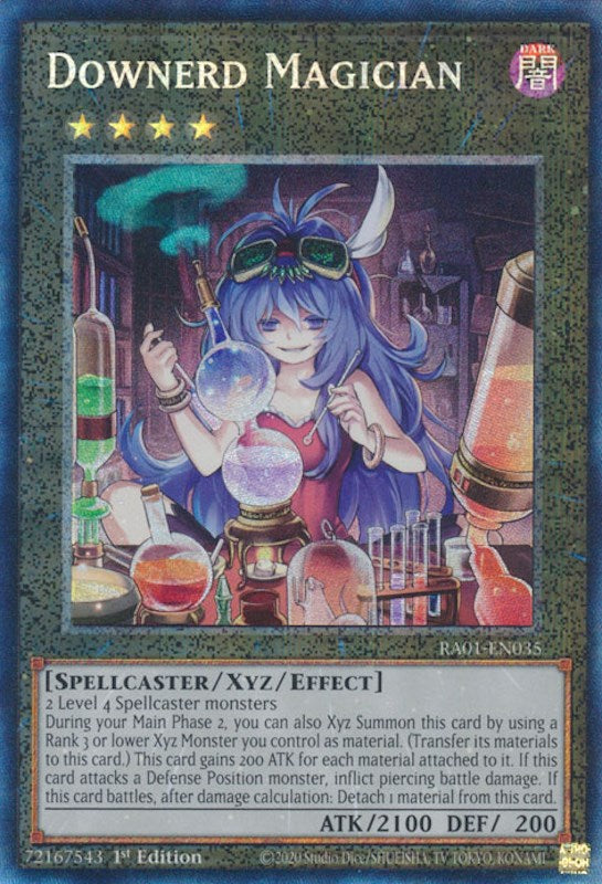 Downerd Magician — 25th Anniversary Rarity Collection (RA01-035) Yu-Gi-Oh! card