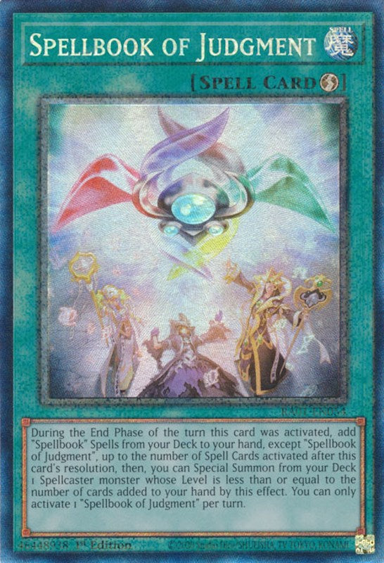 Spellbook of Judgment — 25th Anniversary Rarity Collection (RA01-054) Yu-Gi-Oh! card