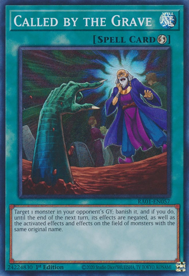 Called by the Grave — 25th Anniversary Rarity Collection (RA01-057) Yu-Gi-Oh! card