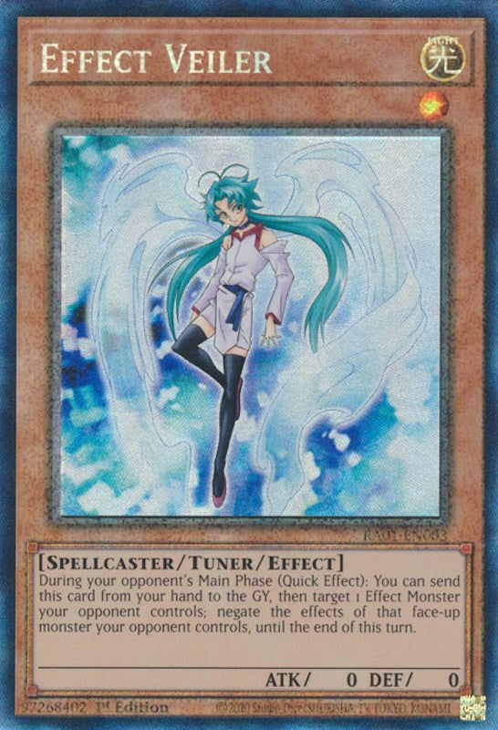 Effect Veiler — 25th Anniversary Rarity Collection (RA01-003) Yu-Gi-Oh! card