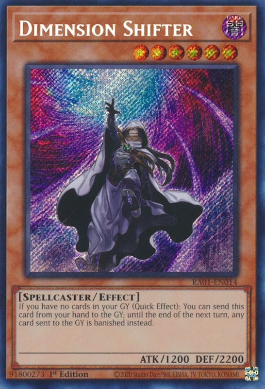 Dimension Shifter — 25th Anniversary Rarity Collection (RA01-014) Yu-Gi-Oh! card