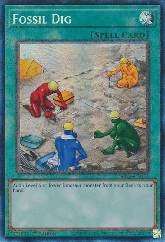 Fossil Dig — 25th Anniversary Rarity Collection (RA01-053) Yu-Gi-Oh! card