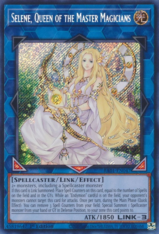 Selene, Queen of the Master Magicians — 25th Anniversary Rarity Collection (RA01-047) Yu-Gi-Oh! card