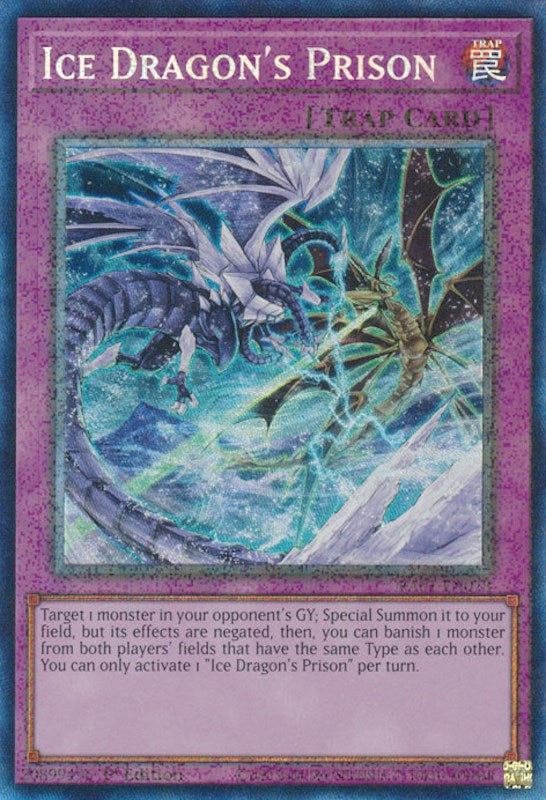 Ice Dragon's Prison — 25th Anniversary Rarity Collection (RA01-078) Yu-Gi-Oh! card