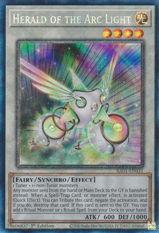 Herald of the Arc Light — 25th Anniversary Rarity Collection (RA01-031) Yu-Gi-Oh! card