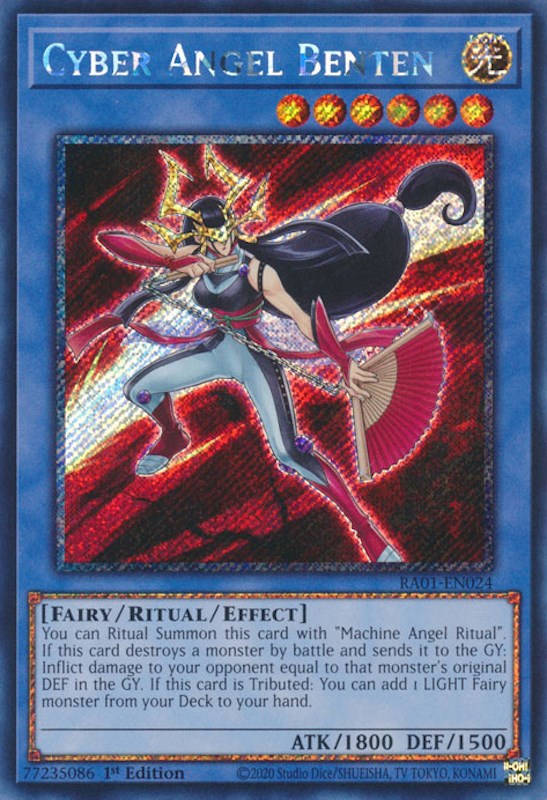 Cyber Angel Benten — 25th Anniversary Rarity Collection (RA01-024) Yu-Gi-Oh! card