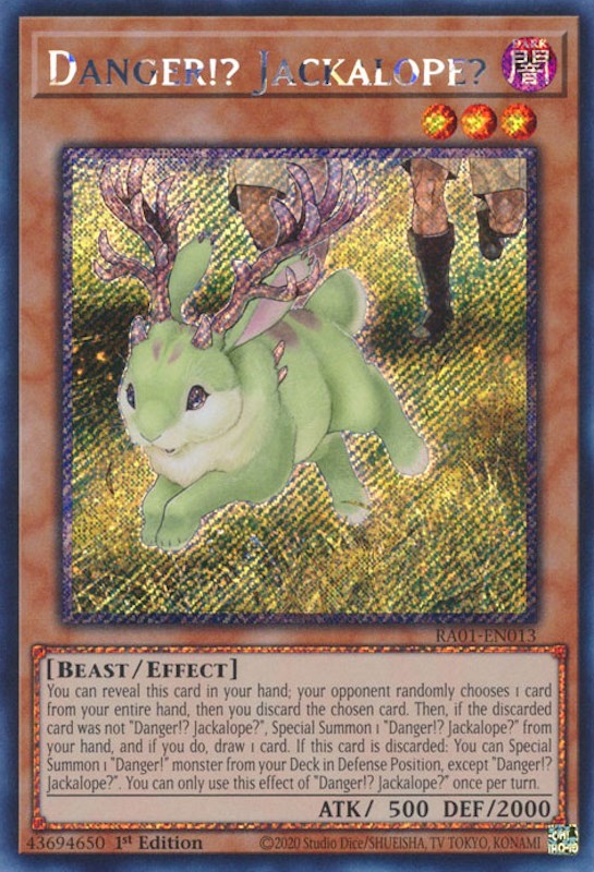 Danger!? Jackalope? — 25th Anniversary Rarity Collection (RA01-013) Yu-Gi-Oh! card