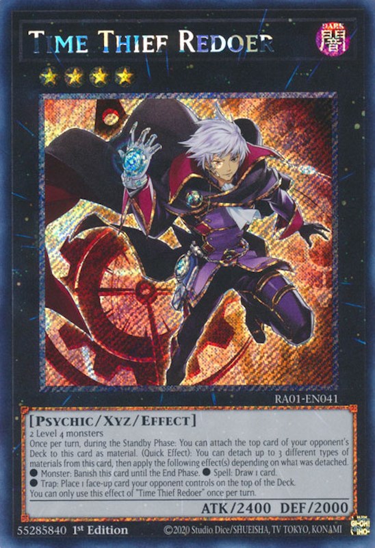 Time Thief Redoer — 25th Anniversary Rarity Collection (RA01-041) Yu-Gi-Oh! card