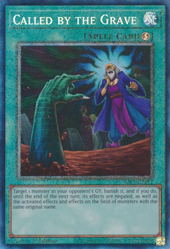 Called by the Grave — 25th Anniversary Rarity Collection (RA01-057) Yu-Gi-Oh! card