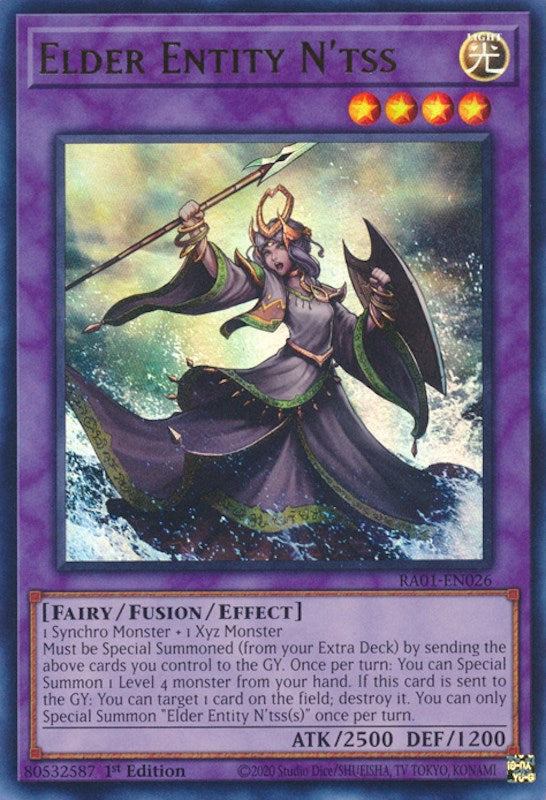 Elder Entity N'tss — 25th Anniversary Rarity Collection (RA01-026) Yu-Gi-Oh! card