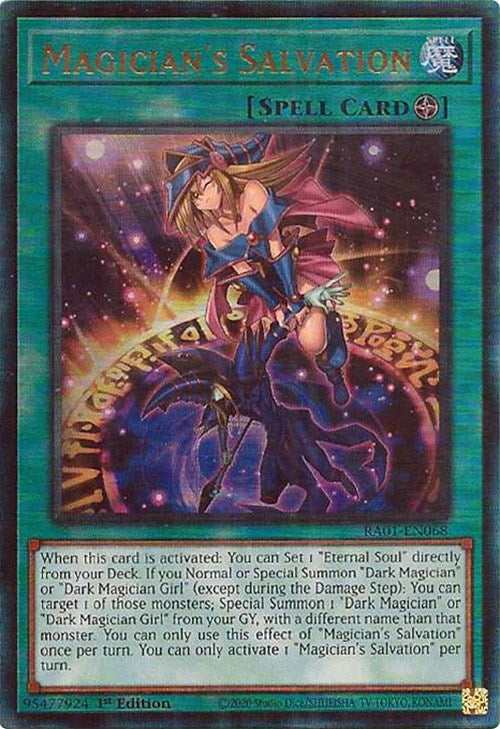 Magician's Salvation — 25th Anniversary Rarity Collection (RA01-068) Yu-Gi-Oh! card Hauptbild