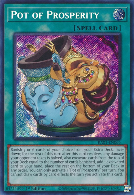 Pot of Prosperity — 25th Anniversary Rarity Collection (RA01-066) Yu-Gi-Oh! card Hoofdafbeelding