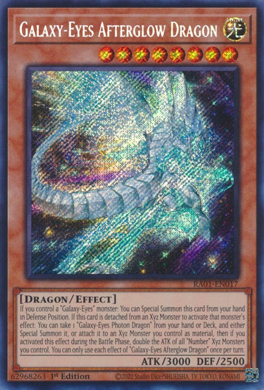 Galaxy-Eyes Afterglow Dragon — 25th Anniversary Rarity Collection (RA01-017) Yu-Gi-Oh! card