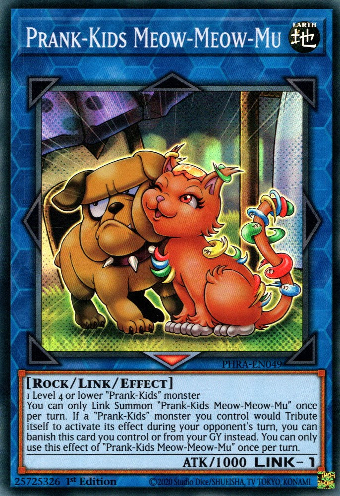 Prank-Kids Meow-Meow-Mu — Phantom Rage (PHRA-049) Yu-Gi-Oh! card Image principale du produit
