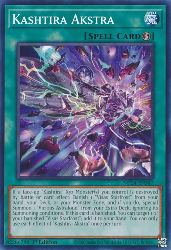 Kashtira Akstra — 25th Anniversary Tin: Dueling Mirrors (MP24-347) Yu-Gi-Oh! card