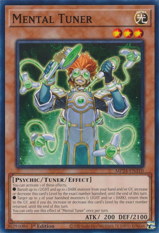 Mental Tuner — 25th Anniversary Tin: Dueling Mirrors (MP24-310) Yu-Gi-Oh! card Main image