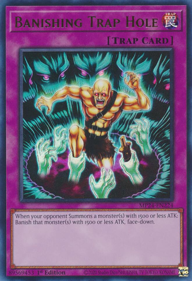 Banishing Trap Hole — 25th Anniversary Tin: Dueling Mirrors (MP24-224) Yu-Gi-Oh! card Main image