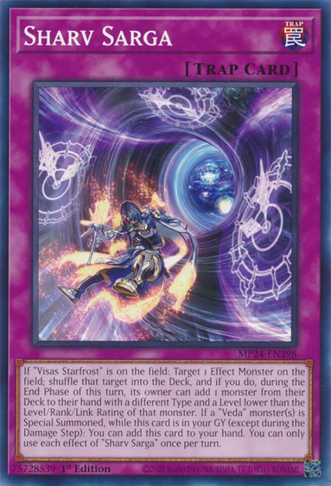 Sharv Sarga — 25th Anniversary Tin: Dueling Mirrors (MP24-398) Yu-Gi-Oh! card
