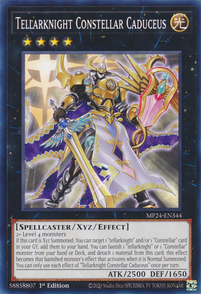 Tellarknight Constellar Caduceus — 25th Anniversary Tin: Dueling Mirrors (MP24-344) Yu-Gi-Oh! card Main image