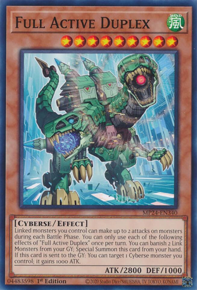 Full Active Duplex — 25th Anniversary Tin: Dueling Mirrors (MP24-340) Yu-Gi-Oh! card