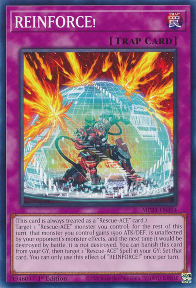 REINFORCE! — 25th Anniversary Tin: Dueling Mirrors (MP24-354) Yu-Gi-Oh! card