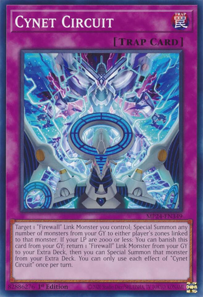 Cynet Circuit — 25th Anniversary Tin: Dueling Mirrors (MP24-349) Yu-Gi-Oh! card