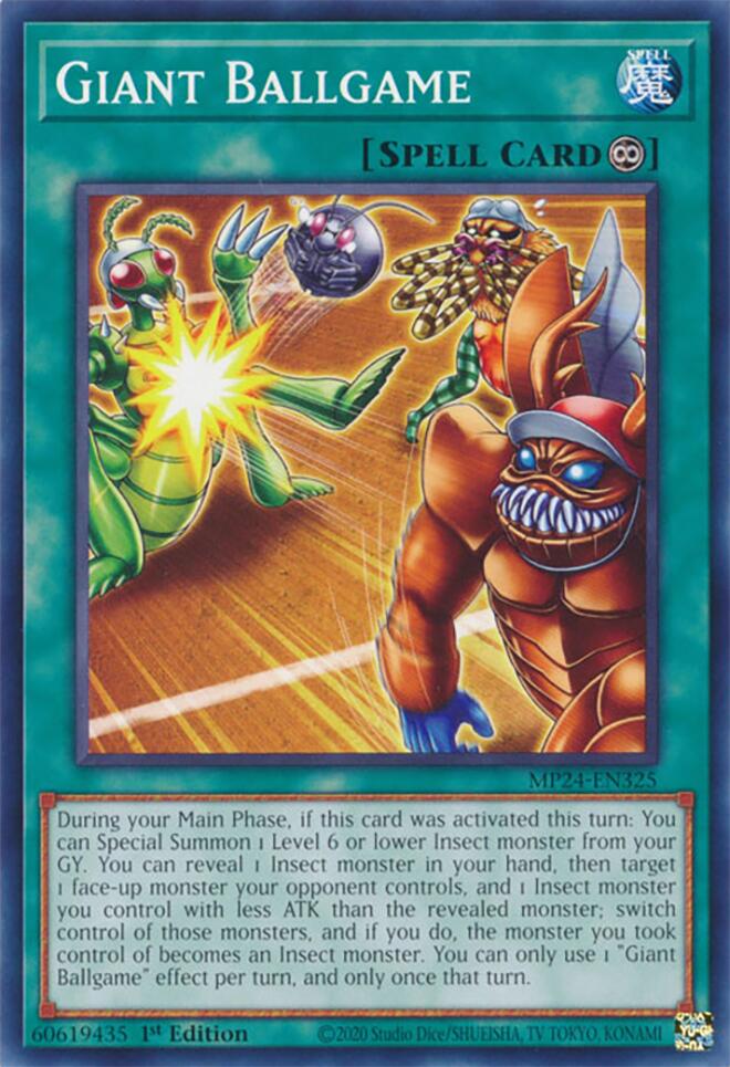 Giant Ballgame — 25th Anniversary Tin: Dueling Mirrors (MP24-325) Yu-Gi-Oh! card