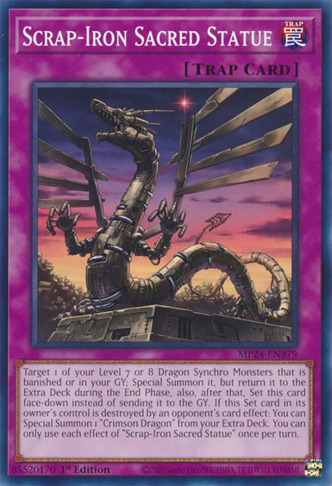 Scrap-Iron Sacred Statue — 25th Anniversary Tin: Dueling Mirrors (MP24-379) Yu-Gi-Oh! card Main image