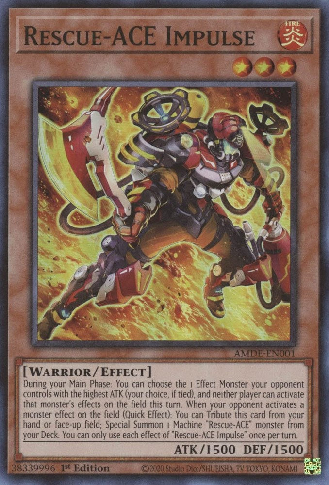 Rescue-ACE Impulse — Amazing Defenders (AMDE-001) Yu-Gi-Oh! card Immagine principale del prodotto
