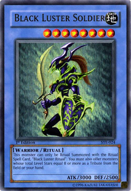 Black Luster Soldier — Starter Deck: Yugi Evolution (SYE-024) Yu-Gi-Oh! card Hauptbild