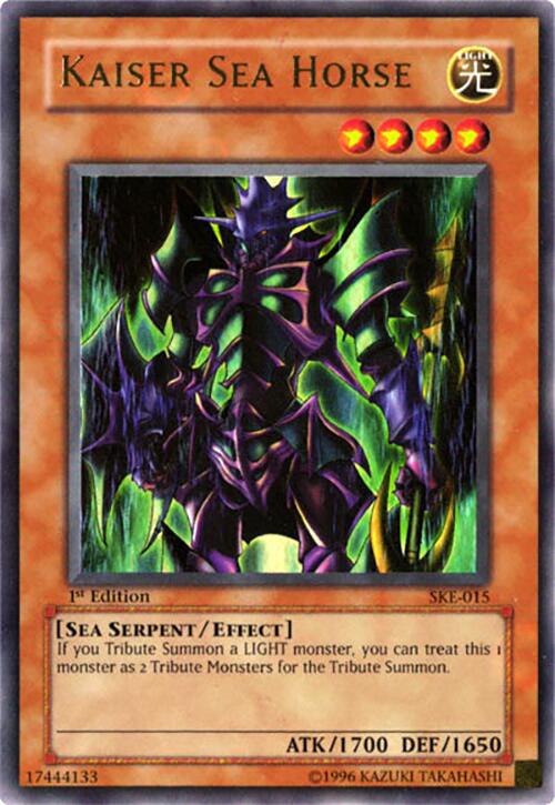 Kaiser Sea Horse — Starter Deck: Kaiba Evolution (SKE-015) Yu-Gi-Oh! card Image principale du produit