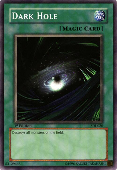 Dark Hole — Starter Deck: Joey (SDJ-026) Yu-Gi-Oh! card Image principale du produit