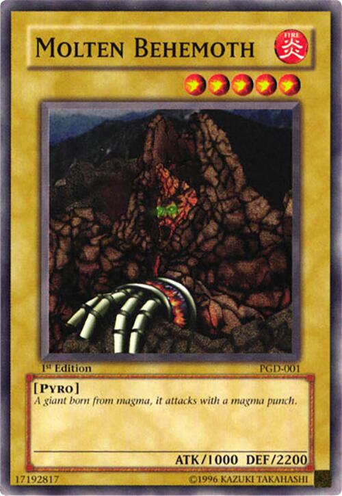 Molten Behemoth — Pharaonic Guardian (PGD-001) Yu-Gi-Oh! card