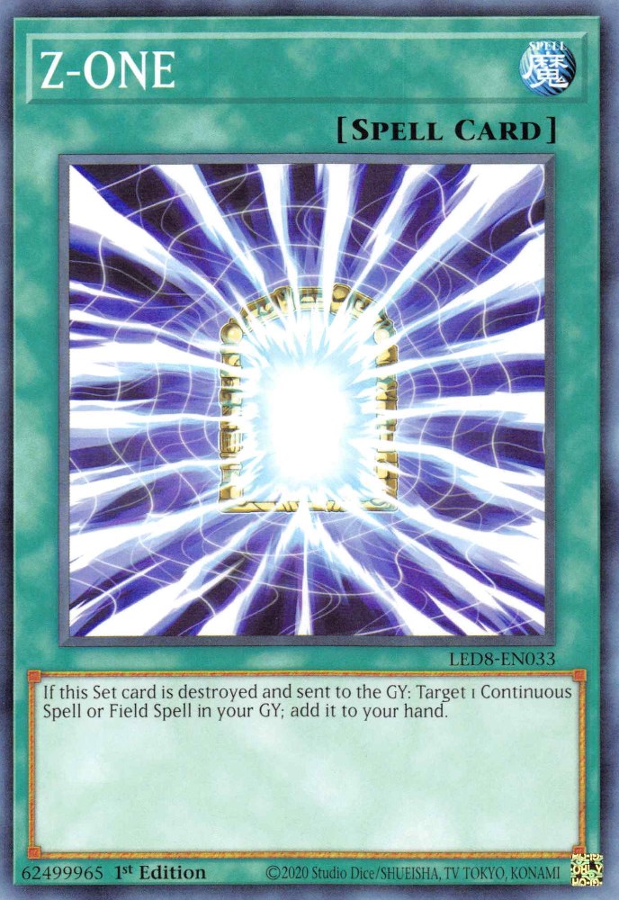 Z-One — Legendary Duelists: Synchro Storm (LED8-033) Yu-Gi-Oh! card Hauptbild