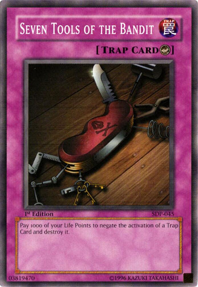 Seven Tools of the Bandit — Starter Deck: Pegasus (SDP-045) Yu-Gi-Oh! card Immagine principale del prodotto