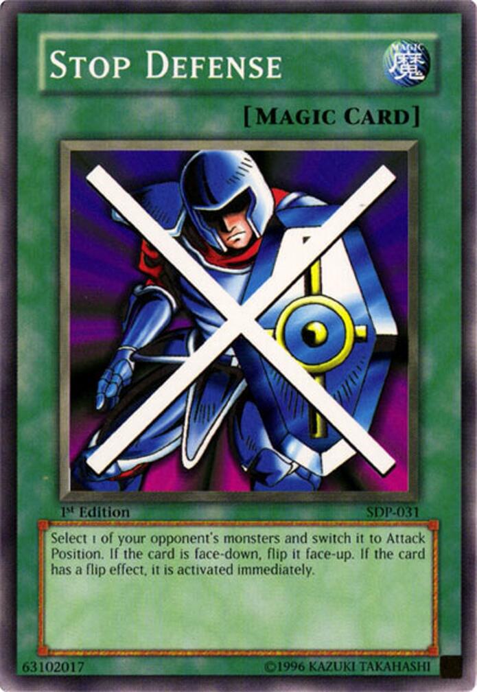 Stop Defense — Starter Deck: Pegasus (SDP-031) Yu-Gi-Oh! card Immagine principale del prodotto