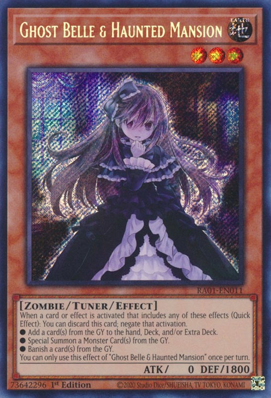 Ghost Belle & Haunted Mansion — 25th Anniversary Rarity Collection (RA01-011) Yu-Gi-Oh! card