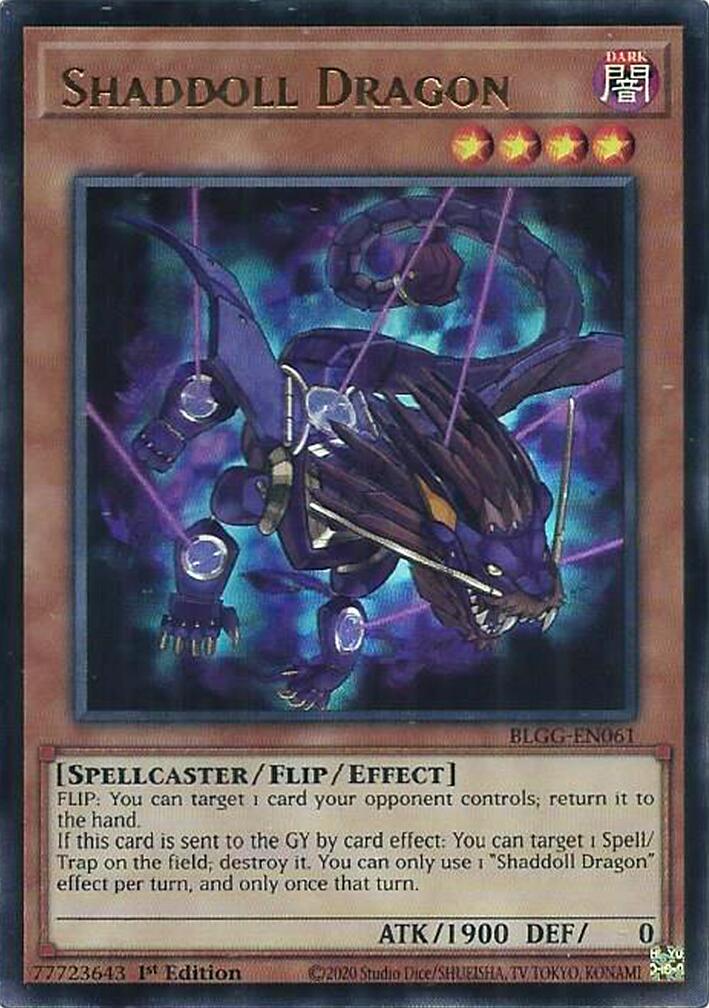 Shaddoll Dragon — Battles of Legend: Glorious Gallery (BLGG-061) Yu-Gi-Oh! card Hauptbild