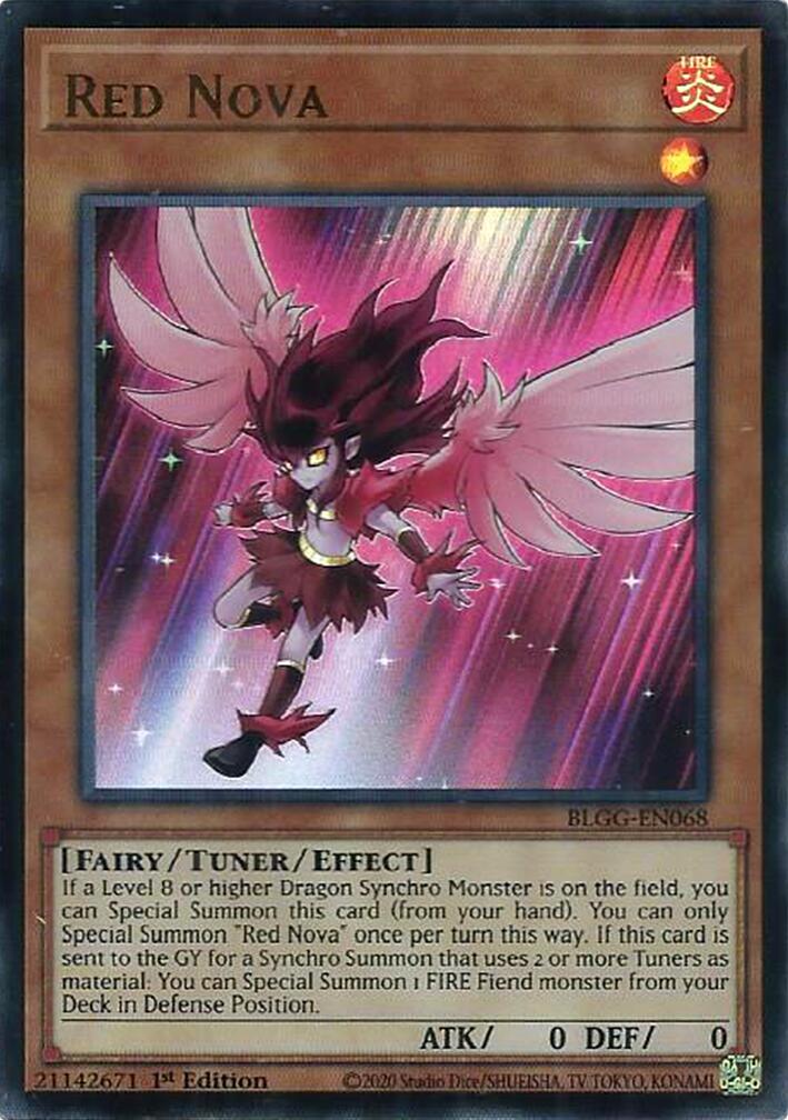 Red Nova — Battles of Legend: Glorious Gallery (BLGG-068) Yu-Gi-Oh! card