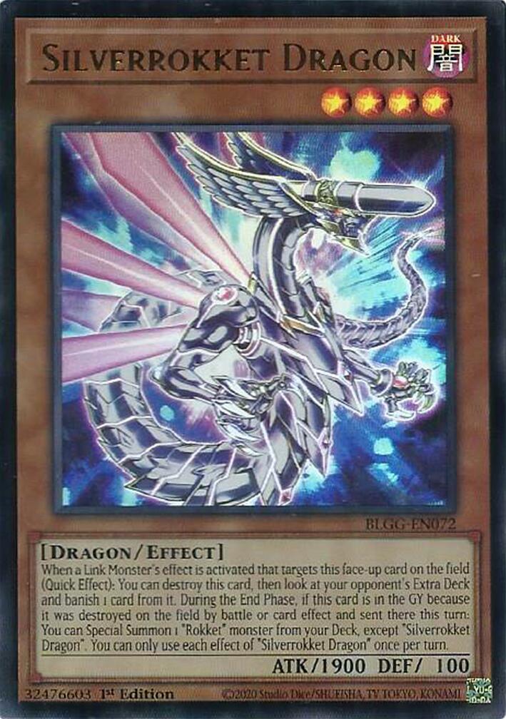 Silverrokket Dragon — Battles of Legend: Glorious Gallery (BLGG-072) Yu-Gi-Oh! card Main image