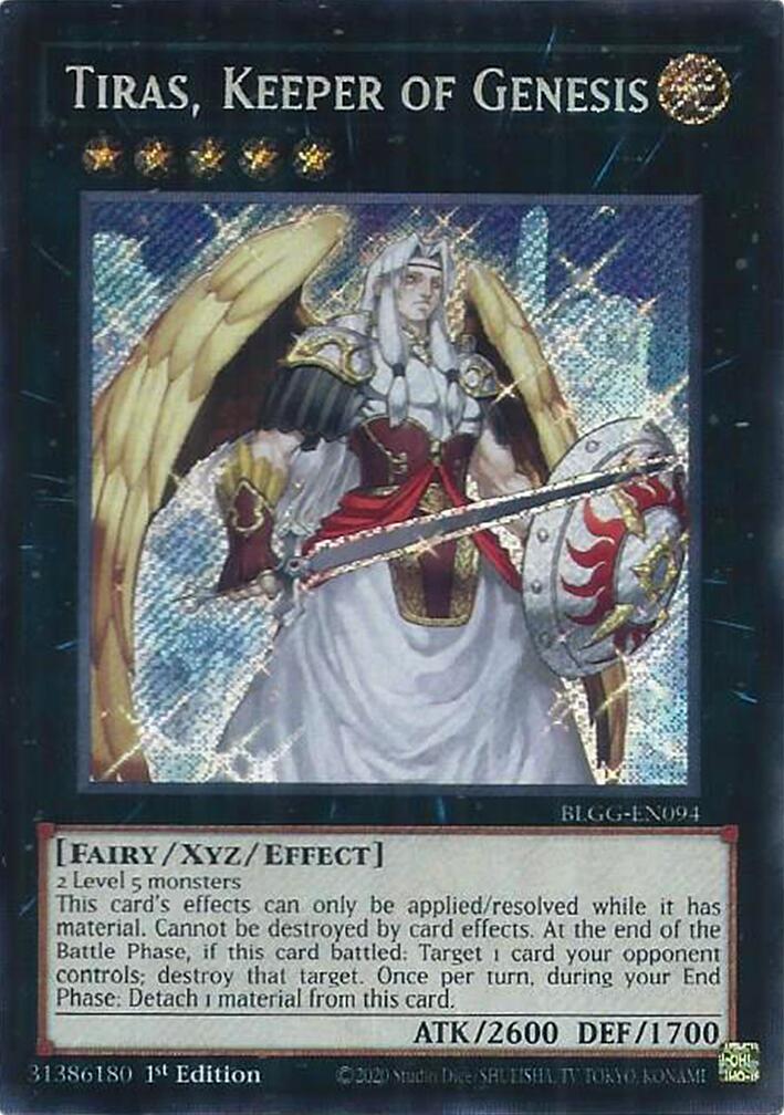 Tiras, Keeper of Genesis — Battles of Legend: Glorious Gallery (BLGG-094) Yu-Gi-Oh! card Main image