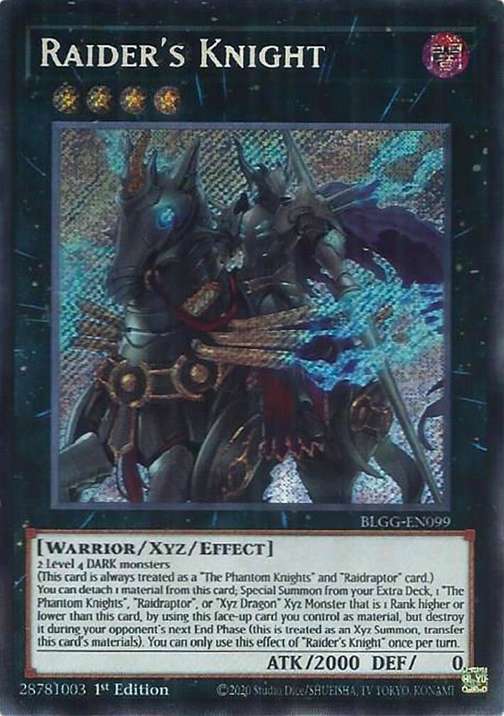 Raider's Knight — Battles of Legend: Glorious Gallery (BLGG-099) Yu-Gi-Oh! card Main image