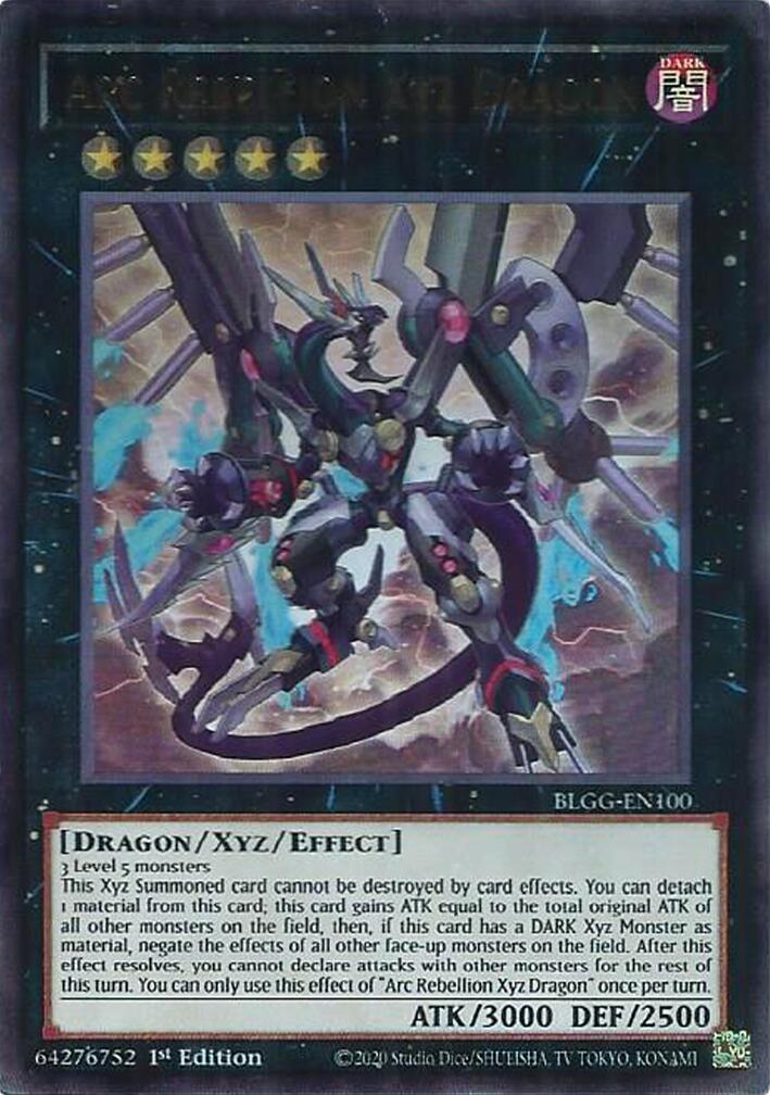 Arc Rebellion Xyz Dragon — Battles of Legend: Glorious Gallery (BLGG-100) Yu-Gi-Oh! card Main image
